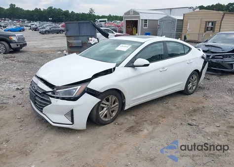 2019 Hyundai Elantra Value Edition из США, поврежденный, VIN 5NPD84LF7KH427781